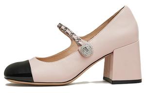 Туфли Мэри Джейн женские Tata, цвет Silver/Black