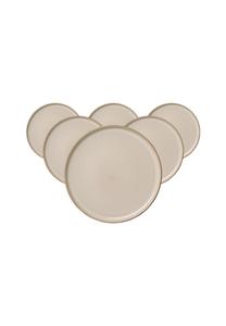 Набор из 6 десертных тарелок Olivia ø 21 см Olivia Ritzenhoff & Breker, бежевые