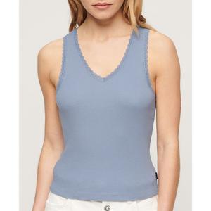 Футболка Superdry Vintage Lace Trim , синий