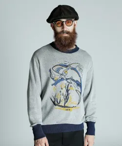 Вязаная акула оверсайз 50-х годов / Вязаная акула оверсайз 50-х годов