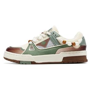 Мужские кроссовки для скейтбординга Qilin с низким верхом, устойчивые к истиранию и дышащие TEPOR, Red