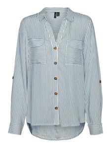 Блуза VERO MODA VMBumpy, marine blue/White