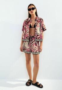 Блузка на пуговицах SHELL PRINT New Look, цвет Pink Pattern