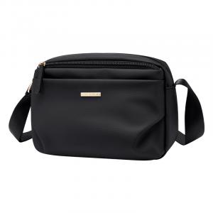 GOLF Сумка через плечо из ткани с искусственной кожей малого размера женская разноцветная, Elegant Black (Style 6)