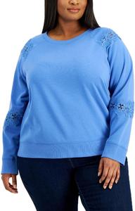 Женский повседневный мягкий свитер с длинными рукавами Tommy Hilfiger, Blue Bonnet