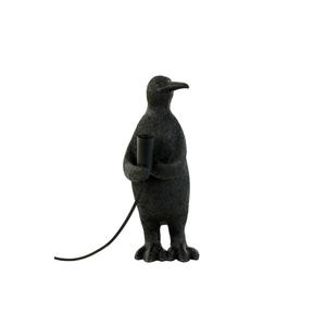 Настольная лампа Light & Living Penguin, черный - пластик - 13 x 34 x 16 см