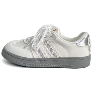 Низкие женские кроссовки City camel, White Silver