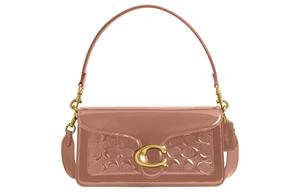 Кошелек-трансформер Tabby из лакированной кожи, женская сумка через плечо розового цвета COACH