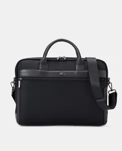 Кожаный держатель документов Bellido, черный