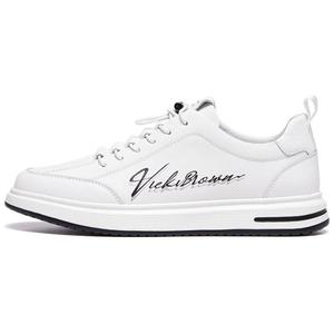 VICKI BROWN Повседневные туфли мужские низкие белые/черные/бело-синие