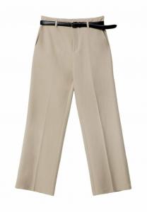 Брюки FLOWING LEG SMART WITH BELT Stradivarius, коричневый