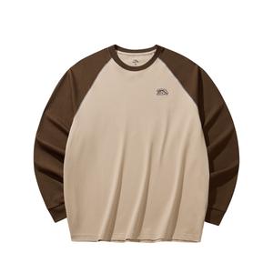 ANTA Футболка мужская Earth Plain Gray/Turtle Shell Brown
