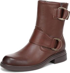 Женские модные ботинки Naturalizer Optimus, Cappuccino Brown Leather
