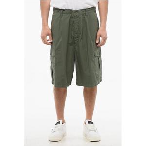 Шорты-карго EMPORIO из хлопка с завязками на шнурке Armani, Army