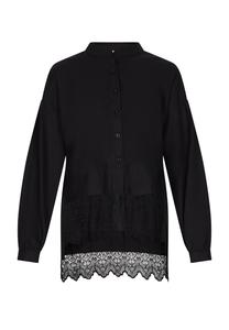 Кружевная блузка IZIA Blouse, черный