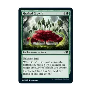 CCG Привитый рост (C) (Фольга), MTG - Kamigawa : Neon Dynasty