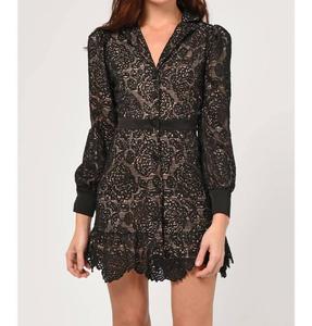 Софи кружевное платье в черном цвете Adelyn rae