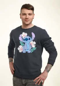 Толстовка с цветочным принтом в стиле лило и стич Henry Tiger, Asphalt