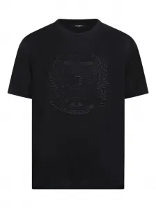 Футболка с вышивкой BALMAIN, черный