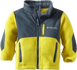 Columbia Boys 2-7 Steens Mountain Overlay Fleece, Yellow Curry