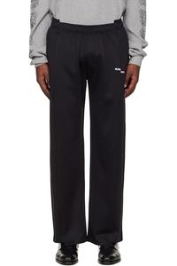 Разрезанные спортивные штаны Vetements, черный