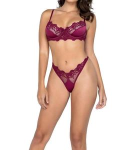 Комплект из двух частей бюстгальтера Rose Bloom цвета мерло Roma Confidential