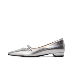 SHOEMAKER QUEEN Женские повседневные туфли серебристые, цвет Silver
