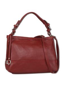 Сумка через плечо Toscanto, кожа, темно-красный, около 38 см Toscanto