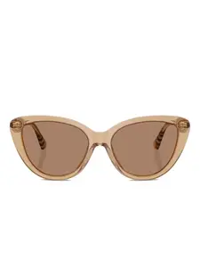 Солнцезащитные очки в оправе 'кошачий глаз' Burberry Eyewear, нейтральный