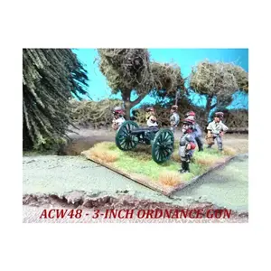 3-дюймовая артиллерийская пушка полевой артиллерии и грю, American Civil War - Confederate Army (28mm)