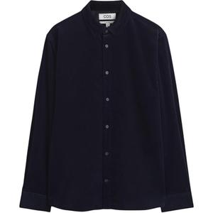 COS Рубашка мужская Marine Blue с лацканом Moderate