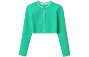 Alexander Wang SS22 Slim Fit Вязаный свитер Women's Green
