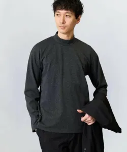 Топ с воротником-стойкой из ткани понте Простой в уходе/Не образует катышки/Быстросохнущий Avv, цвет Charcoal Gray