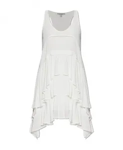 Платье Cavarly на тонких бретелях Allsaints, белый