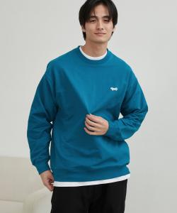 Penneys (Penneys) Толстовка из прозрачного хлопка с круглым вырезом на заказ Coen, цвет Turquoise