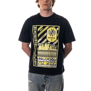 Мужская черная футболка Nashville SC The Wild Collective