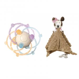 Манхэттен грасп болс, силиконовый прорезыватель и успокаивающая игрушка, развивающая игрушка для малышей 0-3 месяцев Disney