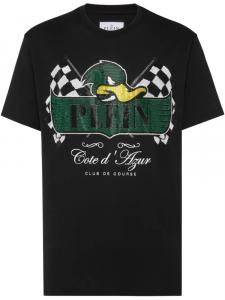 Футболка с графичным принтом Philipp Plein, черный