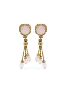 СЕРЬГИ MIKI ИЗ РОЗОВОГО КВАРЦА Aurelie Bidermann, золотой