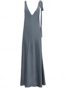 Платье макси с завязками Jw Anderson, серый