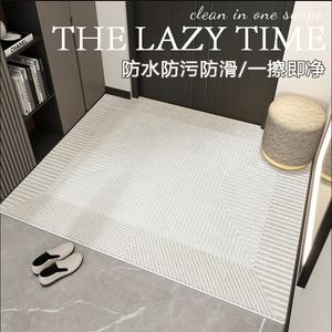 Budis Ковер 80х120 см из ПВХ кожи, влагозащитный нескользящий для прихожей/улицы, моющийся, устойчивый к грязи и износу, цвет Mocha-11