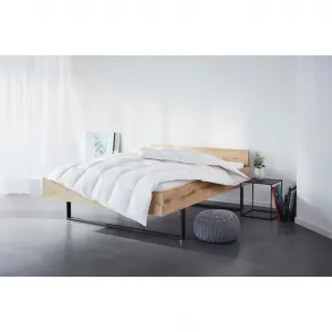 Отто Келлер Одеяло с пуховым наполнителем + подушка Сандра, комплект постельных принадлежностей 135x200 или 155x220 см, лето или зима, комплект постельных принадлежностей, изготовлено в Германии Otto Keller, белый