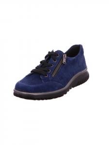 Semler Удобные туфли на шнуровке синего цвета