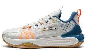 Windchase 1-V2 Амортизирующие Низкие Баскетбольные Кроссовки Мужские Бледно-Голубые XTEP, Белый Парус/Морская Волна