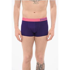 Эластичные боксеры с логотипом на ленте Dsquared2, фиолетовый