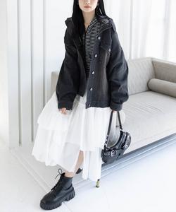 Джинсовая куртка оверсайз [Последние новинки верхней одежды, верхняя одежда для ранней весны]