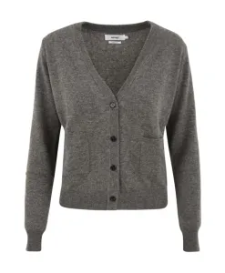 Кашемировый кардиган Ava Notshy, серый