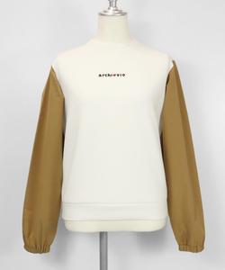 Пуловер из комбинированных материалов с защитой от УФ-излучения