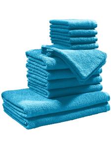 Redbest  Набор махровой ткани, легкий, 14 предметов, цвет Oceanside, бирюзовый