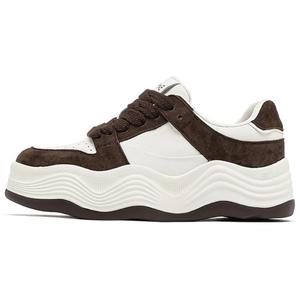 DAPHNE Женские низкие скейтерские кеды бежево-коричневые, цвет Beige Brown